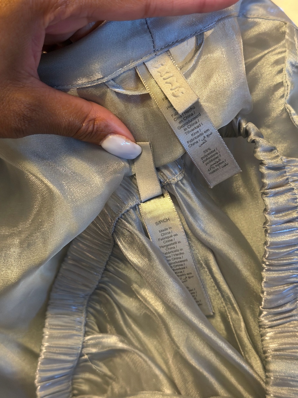 SKIMS Silver Women's Robe Set - Picture 3 of 6